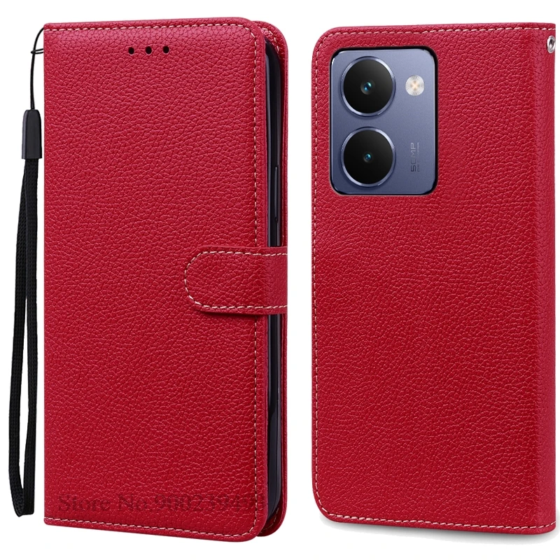 Leather Wallet Flip Case with Stand - Premium Protective Cover and Holder