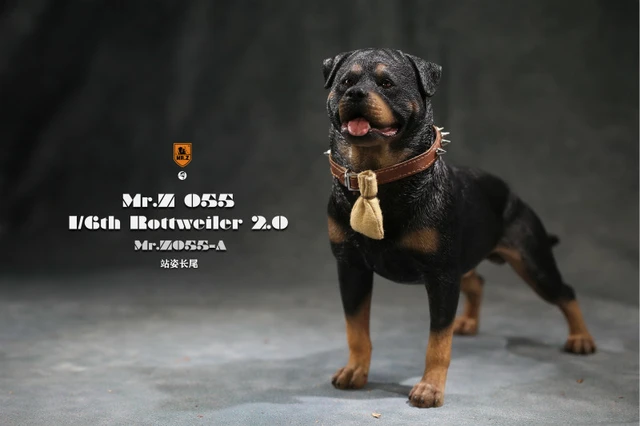 Figure Scene Accessories | Police Rottweiler Model | Simulation