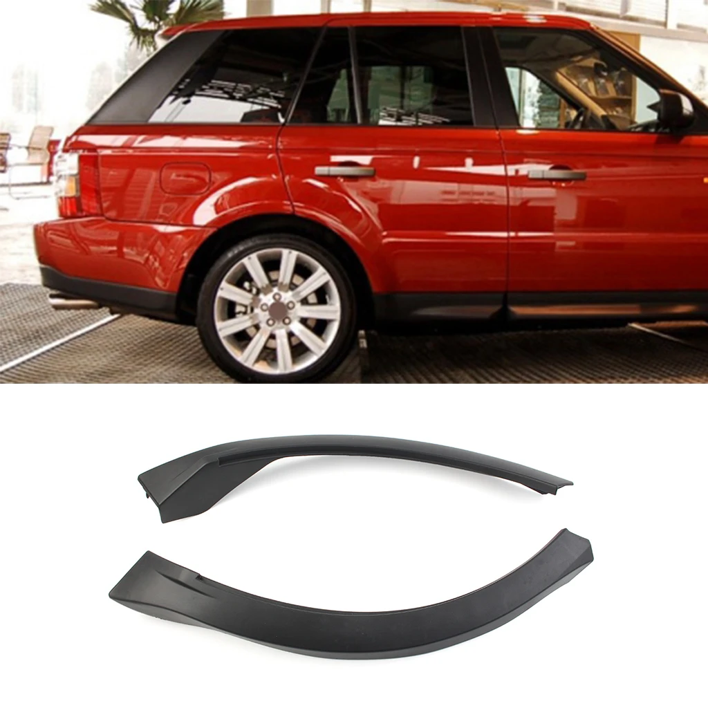 

Car Rear Wide Wheel Arch Fender Flares Trim Eyebrows Mouldings Kit Protector For Land Rover Range Rover Sport 2006-2013