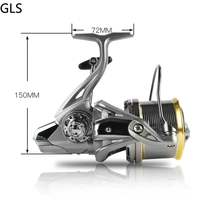 fishing reels 17+1BB 8000-14000 Series Aluminum Alloy Spool 4.8:1 Durable Long Shot baitcasting