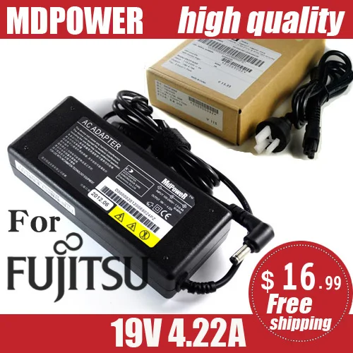 

For Fujitsu 19V 4.22A 80W Laptop powe supply cord AC Adapter Charger 80W LH520 AH531 AH530 LH530