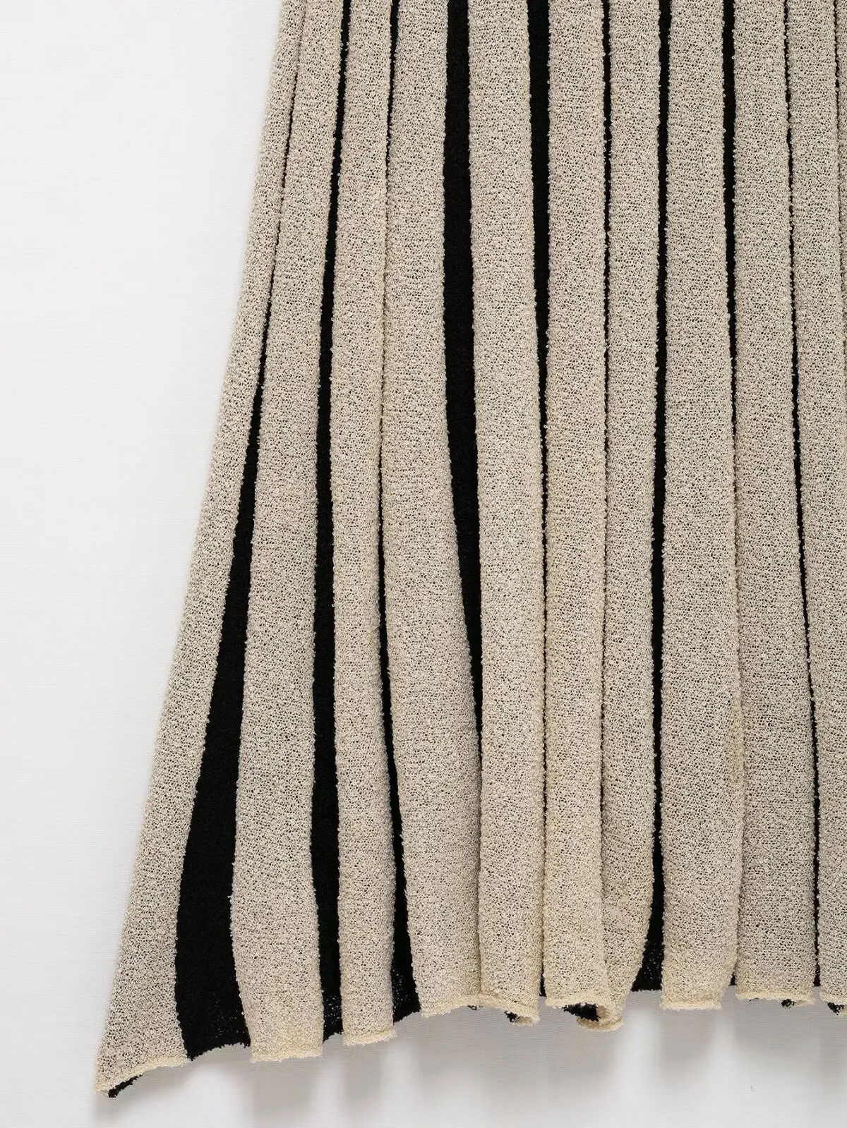 2025, Damenmode, vielseitig, gestreift, Rundhalsausschnitt, ärmellos, gestrickt, Midikleid, weiblich, elegant, hohe Taille, schlankes langes Kleid – Detail 9