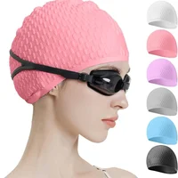 Non-Slip Swimming Cap Silicone Swim Caps Waterproof High Elastic Swimming Hat Comfortable Bathing Caps for Long Short Hair 1