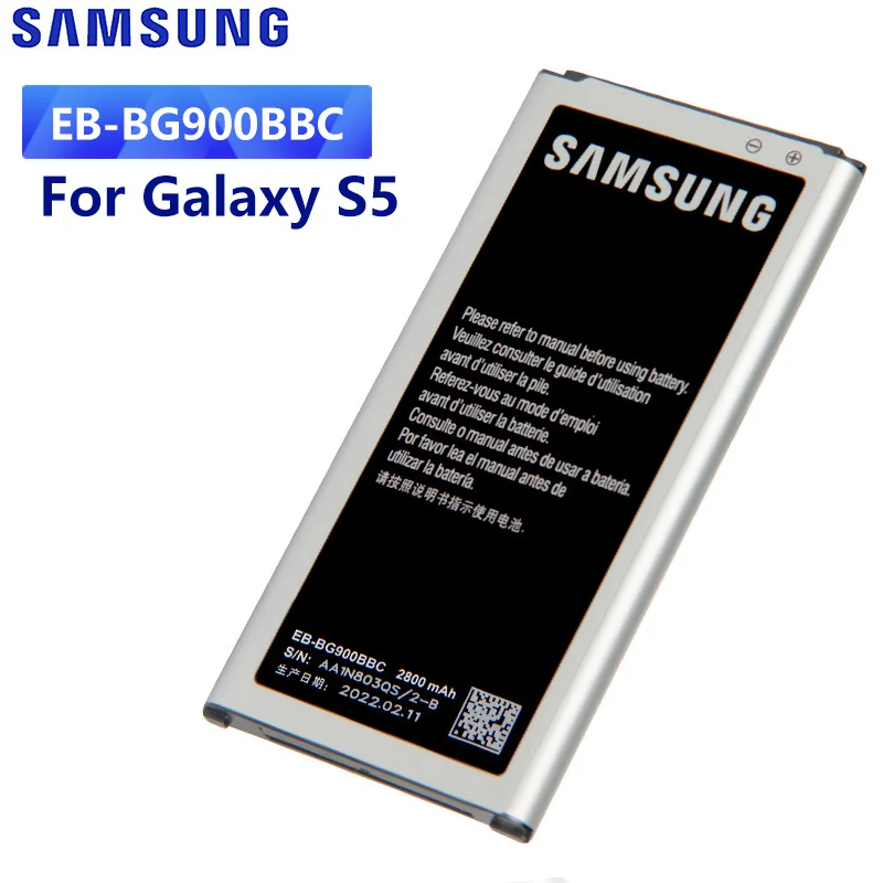 Samsung bateria original para samsung galaxy s5, 9006v, 9006w, 9008w