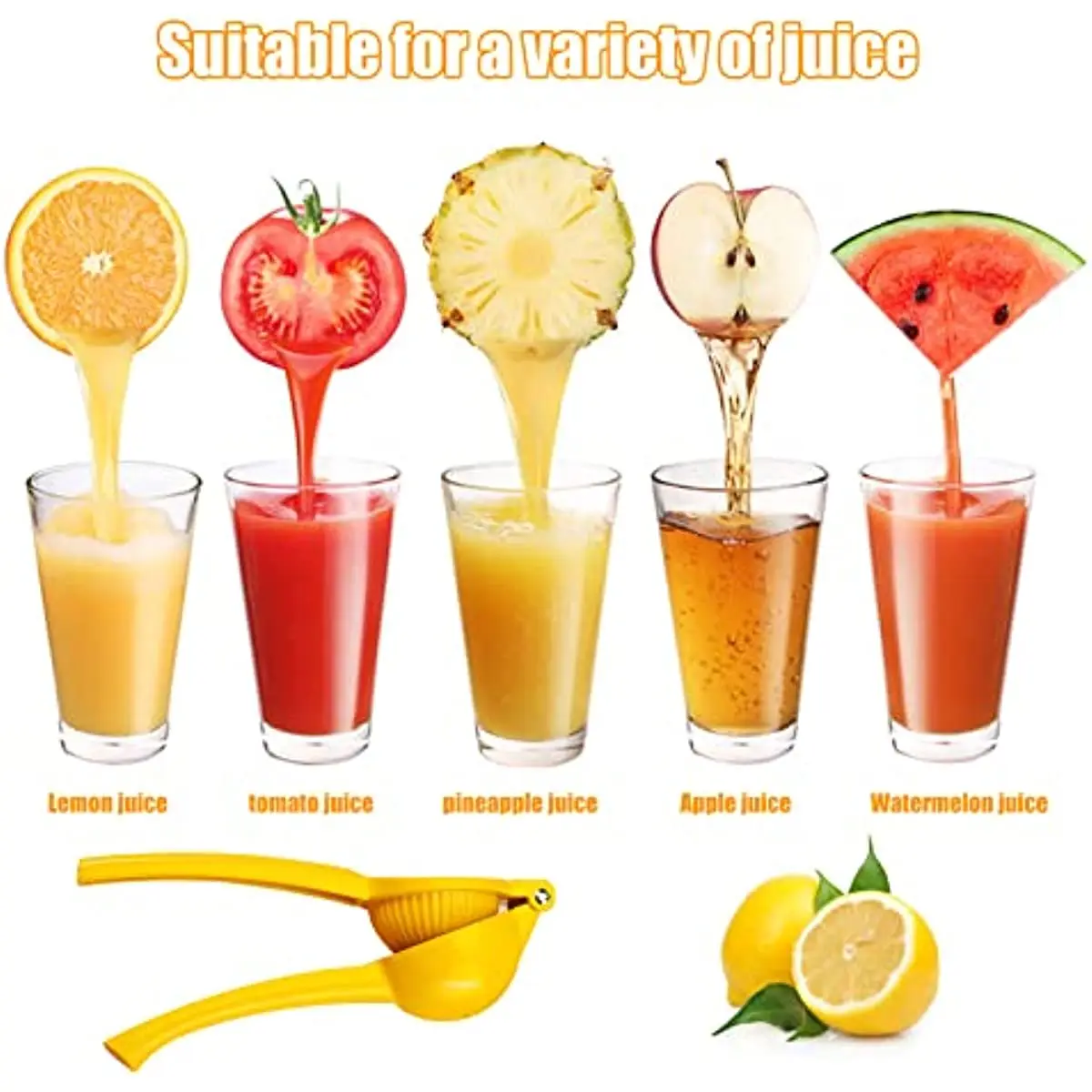 Handheld Lemon Lime Orange Citrus Juicer Squeezer Manual Fruit Press Metal Portable Kitchen Tools fruit juicer lemon squeezer juice squeezer