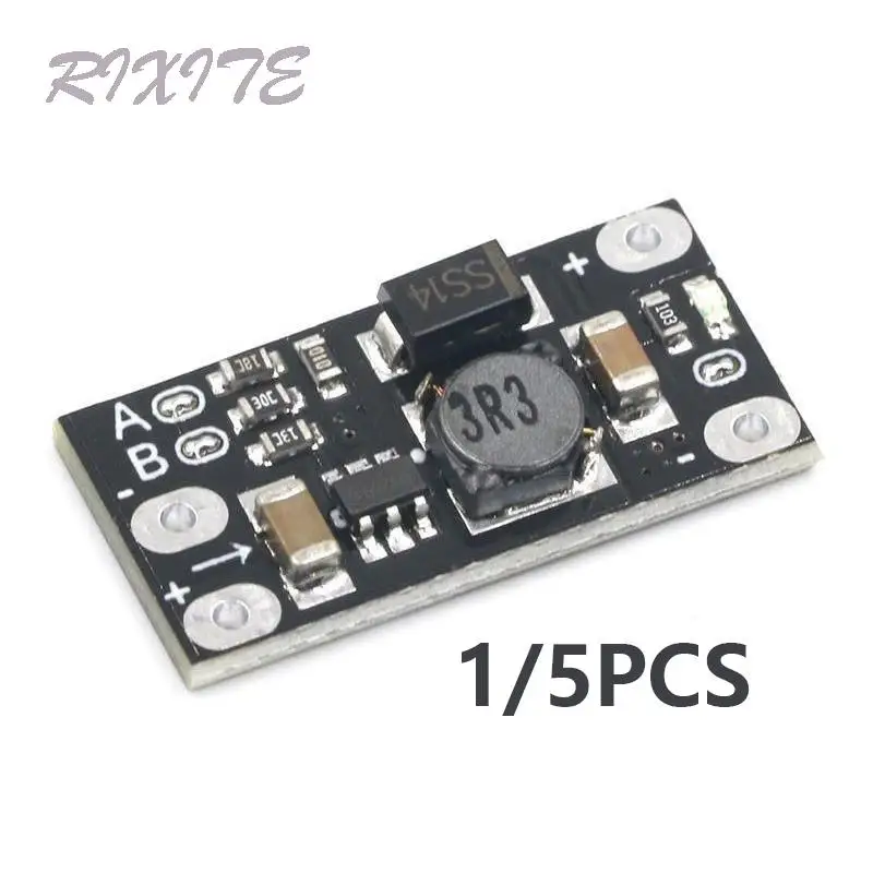 1/5Pcs Mini Dc-Dc Boost Step Up Converter 3V 3.2V 3.3V 3.7V 5V 9V A 12V Regolatore Di Tensione Modulo Scheda Pcb Può Impostare 5V/ 8V/ 9V