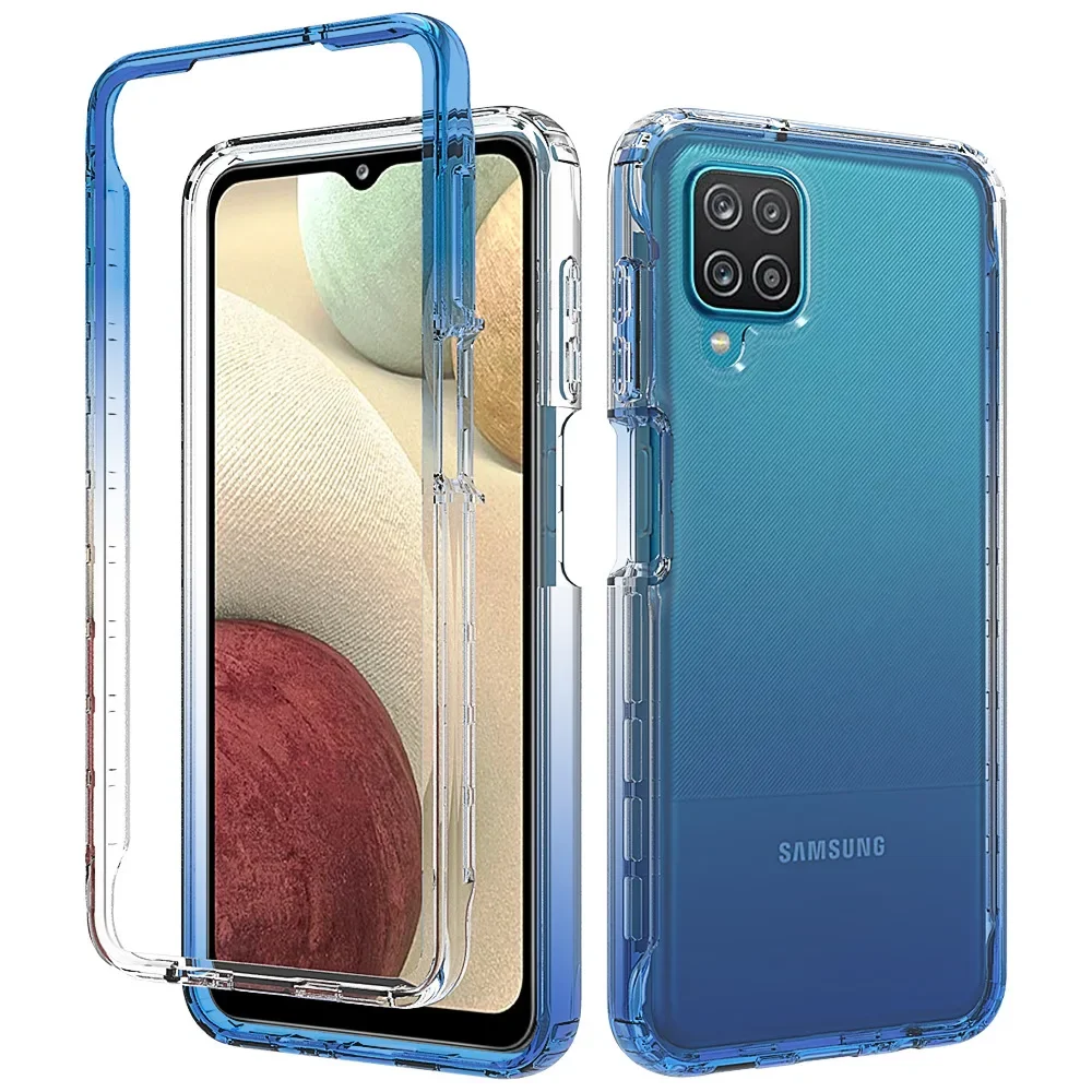 Candy Color Transparent Case for Samsung Galaxy A12 M12