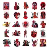 50pcs The Avengers Deadpool Cartoon Stickers Cool Super Hero Anime Decals DIY Phone Laptop Skateboard Sticker Decor Toys 6