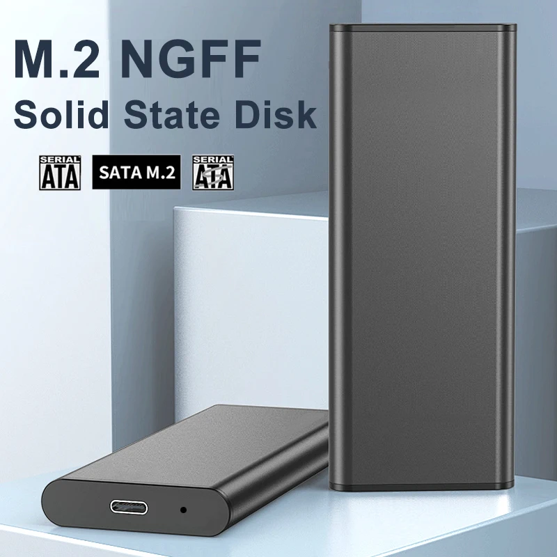 Custodia Ssd M2 Ngff Sata Ssd Enclosure M.2 A Usb Tipo C 3.1 Adattatore Esterno Senza Attrezzi Supporto 5Gbps Chiavi Ngff 2230 2242 M E B & M