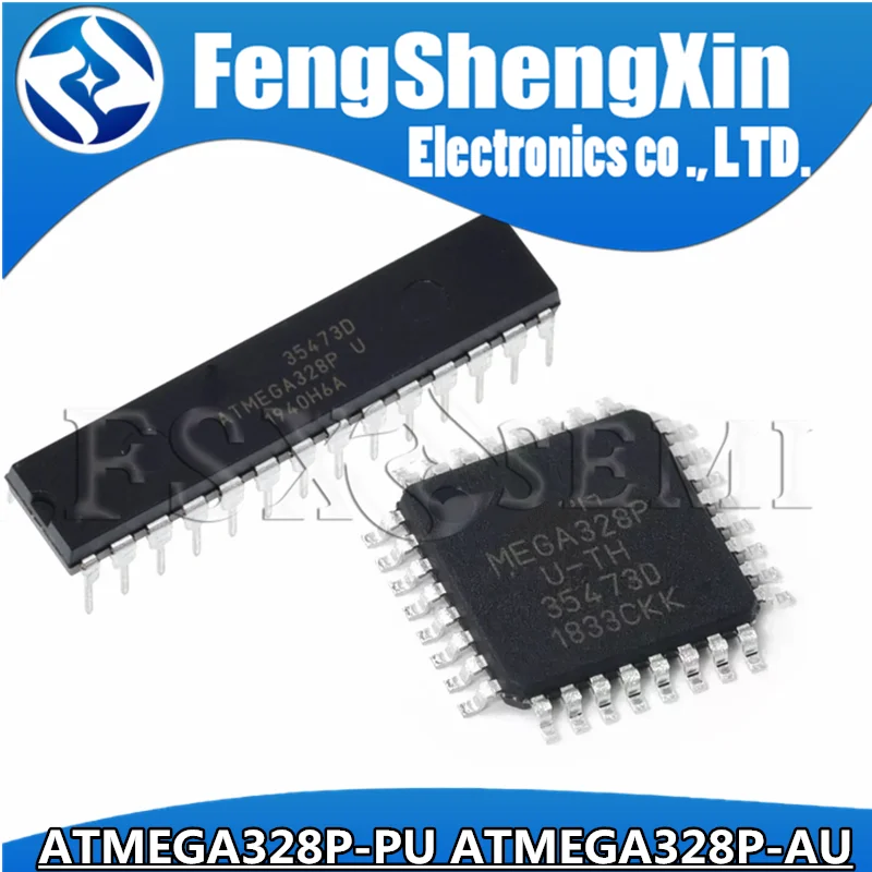 ATMEGA328P-PU ATMEGA328P U DIP-28 MEGA328P, U-TH, ATMEGA328P-AU, Chips ...