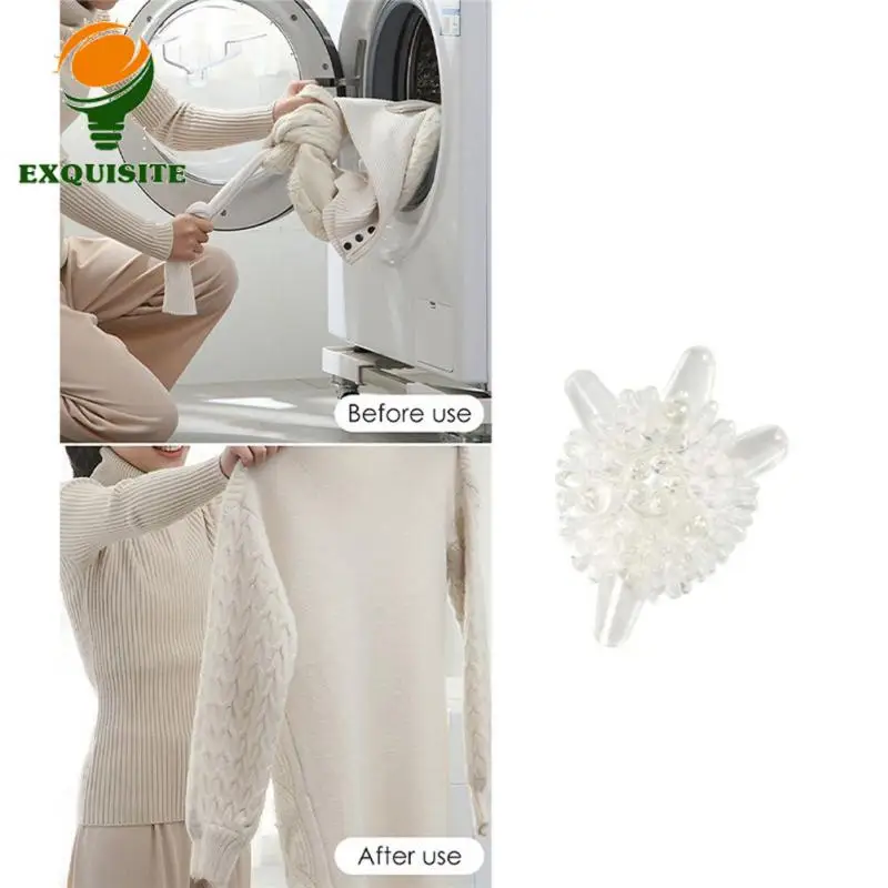 Washing Ball Reusable Wash Ball Mini Transparent Household Softener Clothes For Washing Machine For Bathroom Machine Pvc