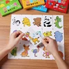32 Pack Montessori Education Toddler Matching Cards Learning Games for Kids Toys for Kids 2 to 4 Years Old Cartoon Puzzle Baby 3