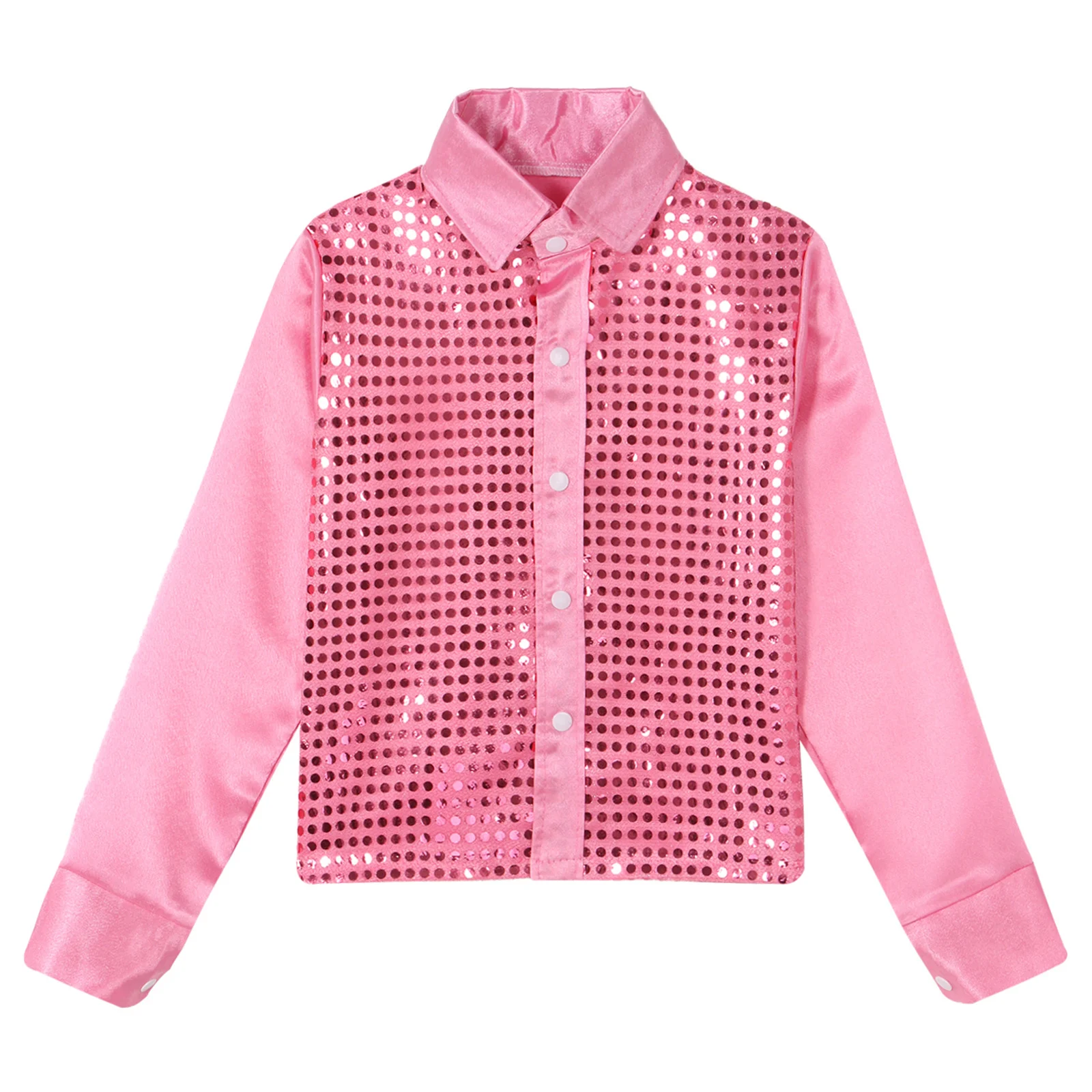 Chaqueta Bomber Con Lentejuelas Brillantes Para Niñas - Abrigo Hip Hop Para Fiesta, Baile Jazz