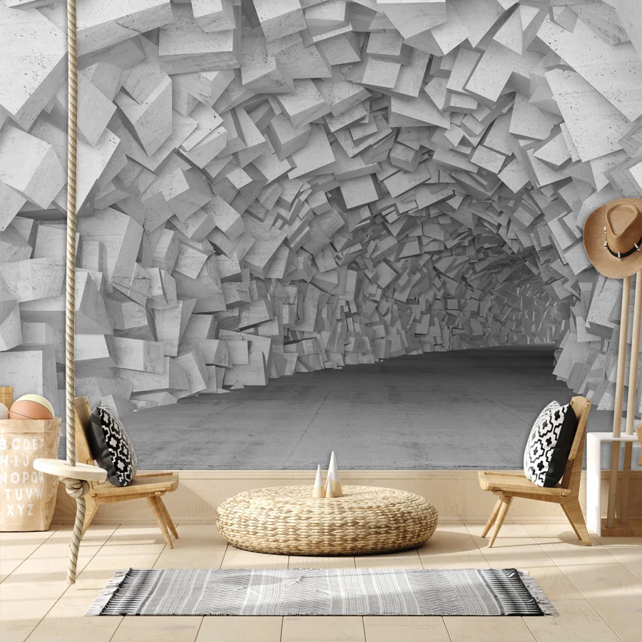 カスタムレンガの壁紙 リビングルームの壁の壁紙 家の装飾ブロック オプションの壁の接着剤 壁紙ロール Aliexpress 家のリフォーム