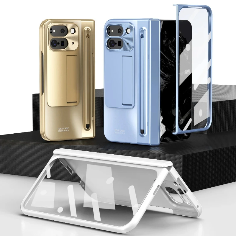 Foldable Hinge Protection Case with S Pen Stylus and Screen Protector