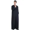Men Jubba Thobe Saudi Arabia Islamic Clothing Long Sleeve Abaya Muslim Kaftan Clothing Eid Ramadan Men's Robe Turkey Dress Gown