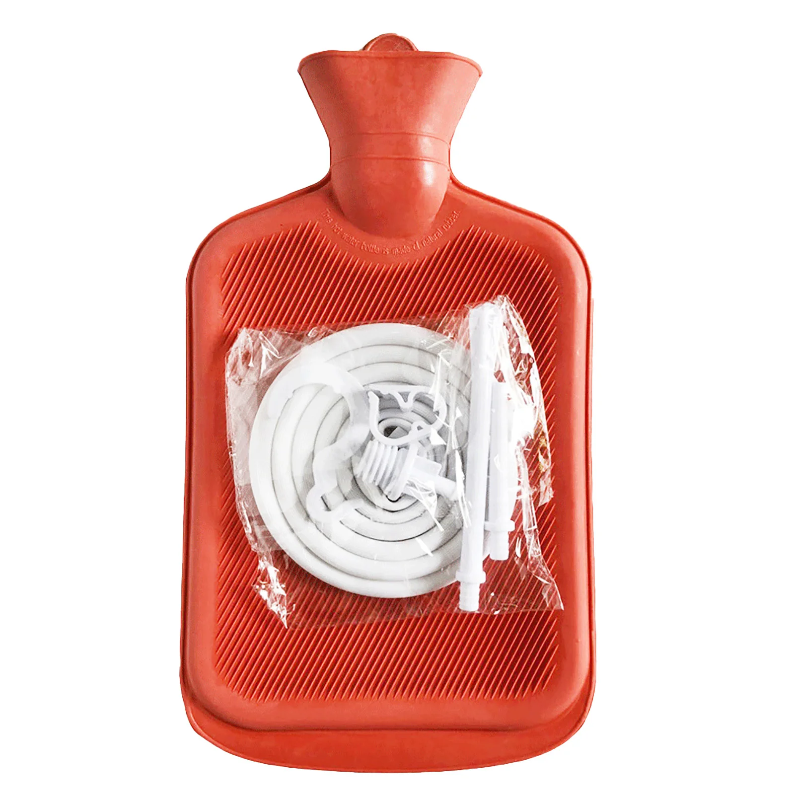 Enema Bags Cleaning Kit Colon Detox Cleanse Kit 2 Enema Tip Soft Easy to Use 2L Rubber For Home Use For Colon Cleansing Enemas