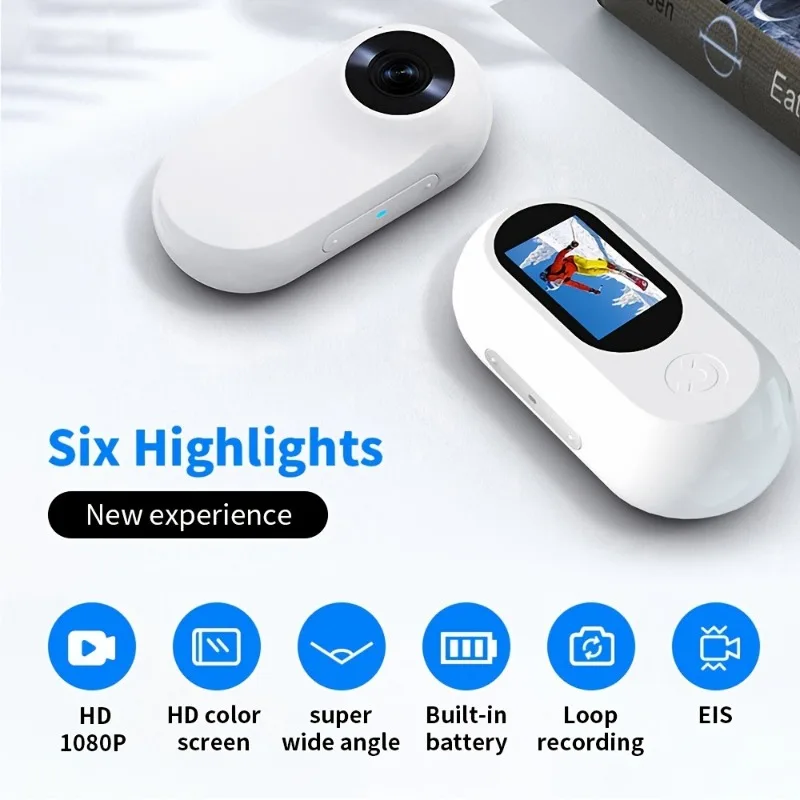 HD 카메라 야외 스포츠 카메라, 라이딩 카메라, 바디 녹음기, 브이로그 드라이빙 녹음기 액션 카메라, 4k