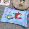 Baby Pillow Cartoon Children Pillows Feather Cotton Core+Pillowcase Infant Girls Boys 0-12 Years Old Toddler Breathable Soft 5