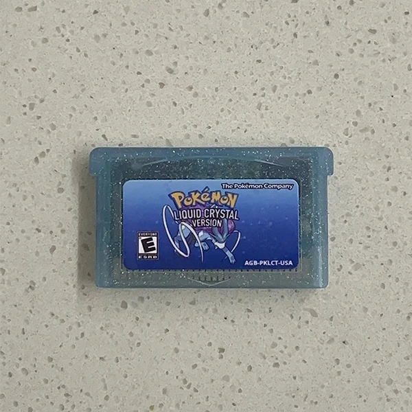 

Игровой картридж GBA 32 бит, игровая консоль с картой Pokemon Liquid Crystal, высококачественный корпус, американская версия для GBA/NDS