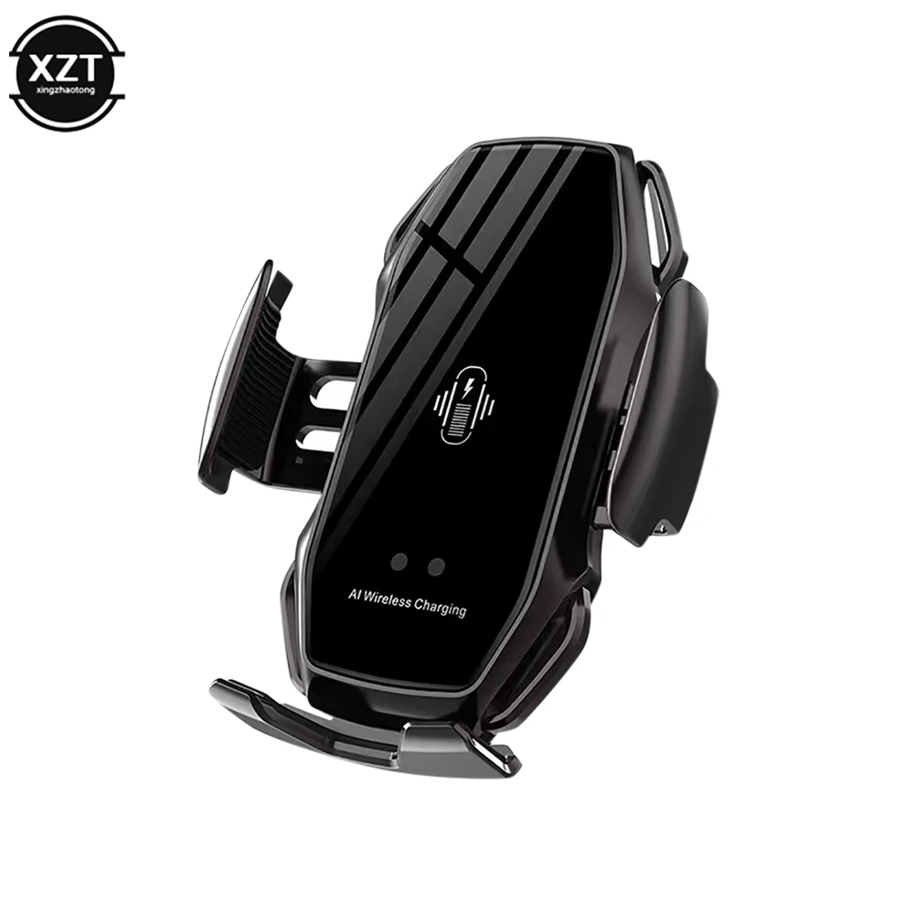 Universele A5 15W Draadloze Autolader Automatische Spannen Snel Opladen Telefoon Houder Mount Auto Voor Iphone 11 Huawei Samsung nieuwe