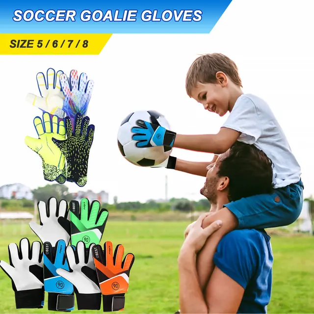 Soccer Gloves For Kids 8-12 Goalkeeper Gloves Read Top-Rated