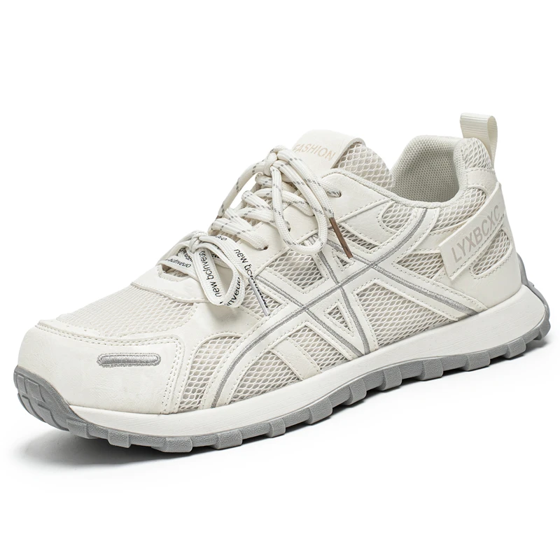 Men's Wide Toe Breathable Casual Sports Shoes - Autumn Collection, Comfortable & Non-Slip