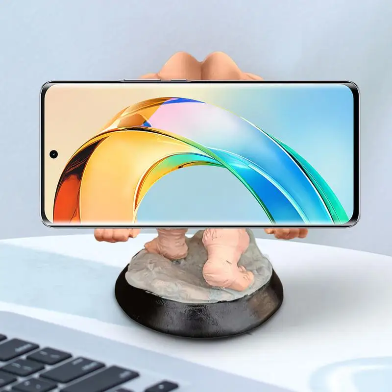 Animals Cell Phone Holder Resin Animals Tablets Rack Portable Animals Character Phone Holder For Home Trip Camping