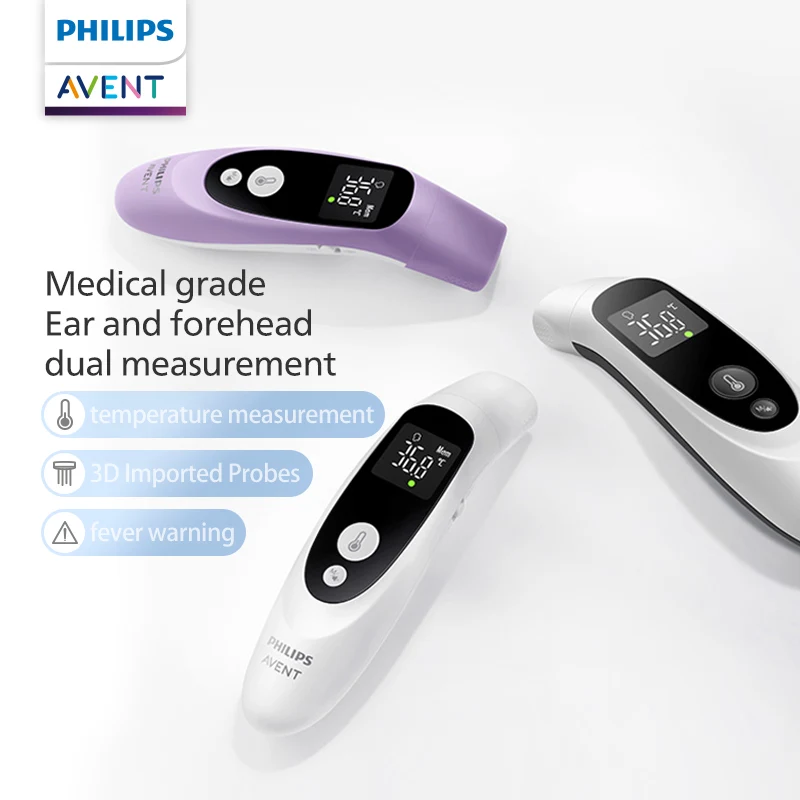 Forehead Thermometer Ear Thermometer PHILIPS AVENT Electron Thermometer Two-in-One