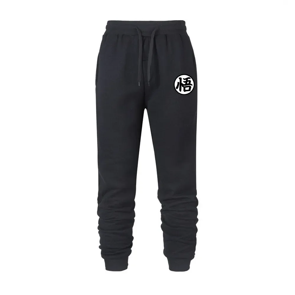 Brand fitness men Sweatpants trousers Sports clothes high quality Joggers Sweat Pants Japan Anime Goku Print Hip Hop Streetwear