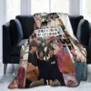 Sturniolo Triplets Flannel Blanket Music Super Soft Throw Blanket for Couch Bed Travel Funny Bedspread Sofa Bed Cover 3
