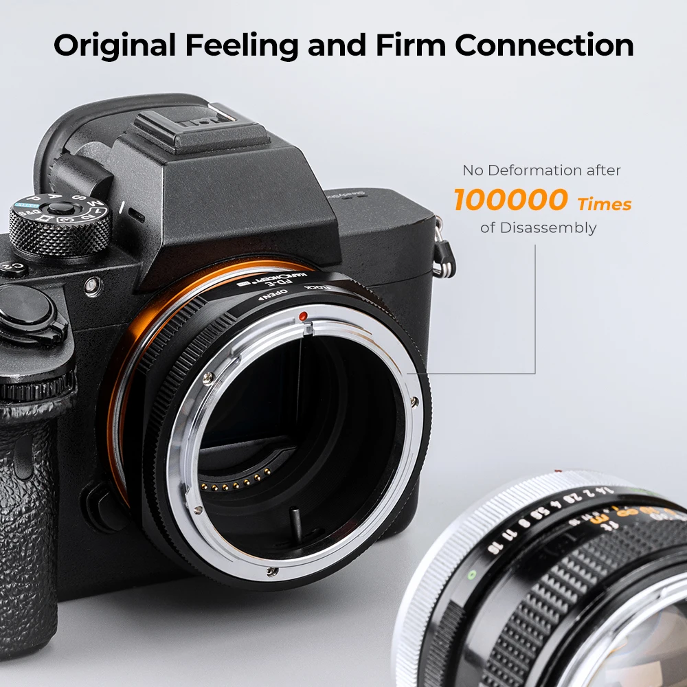 Concept fd para Nex e Mount Lens Adapter Canon fd fl Câmera Nex Mount para Sony e Pro k & f - Image 3