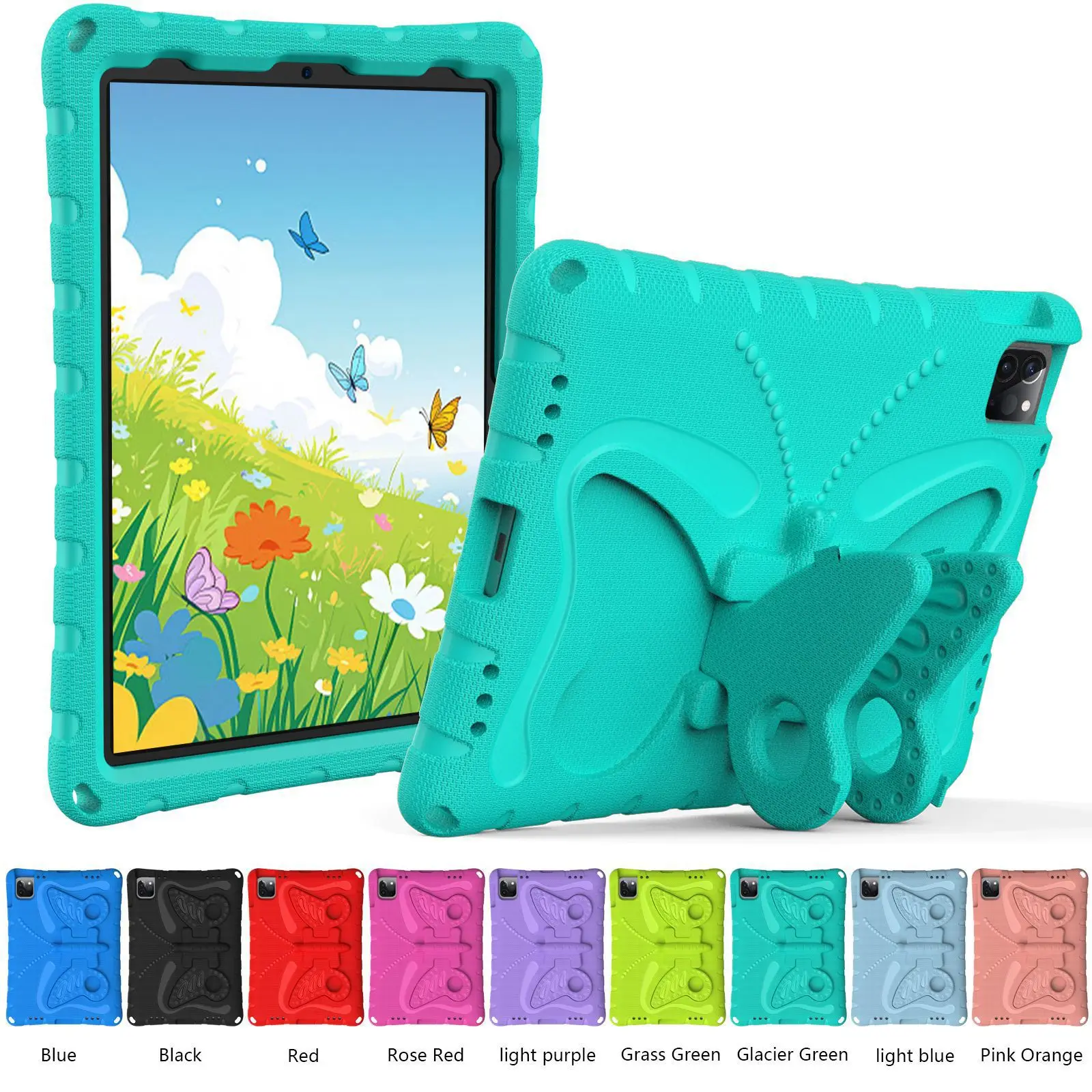 Shockproof EVA Kids iPad Case with Stand - Durable Protective Cover