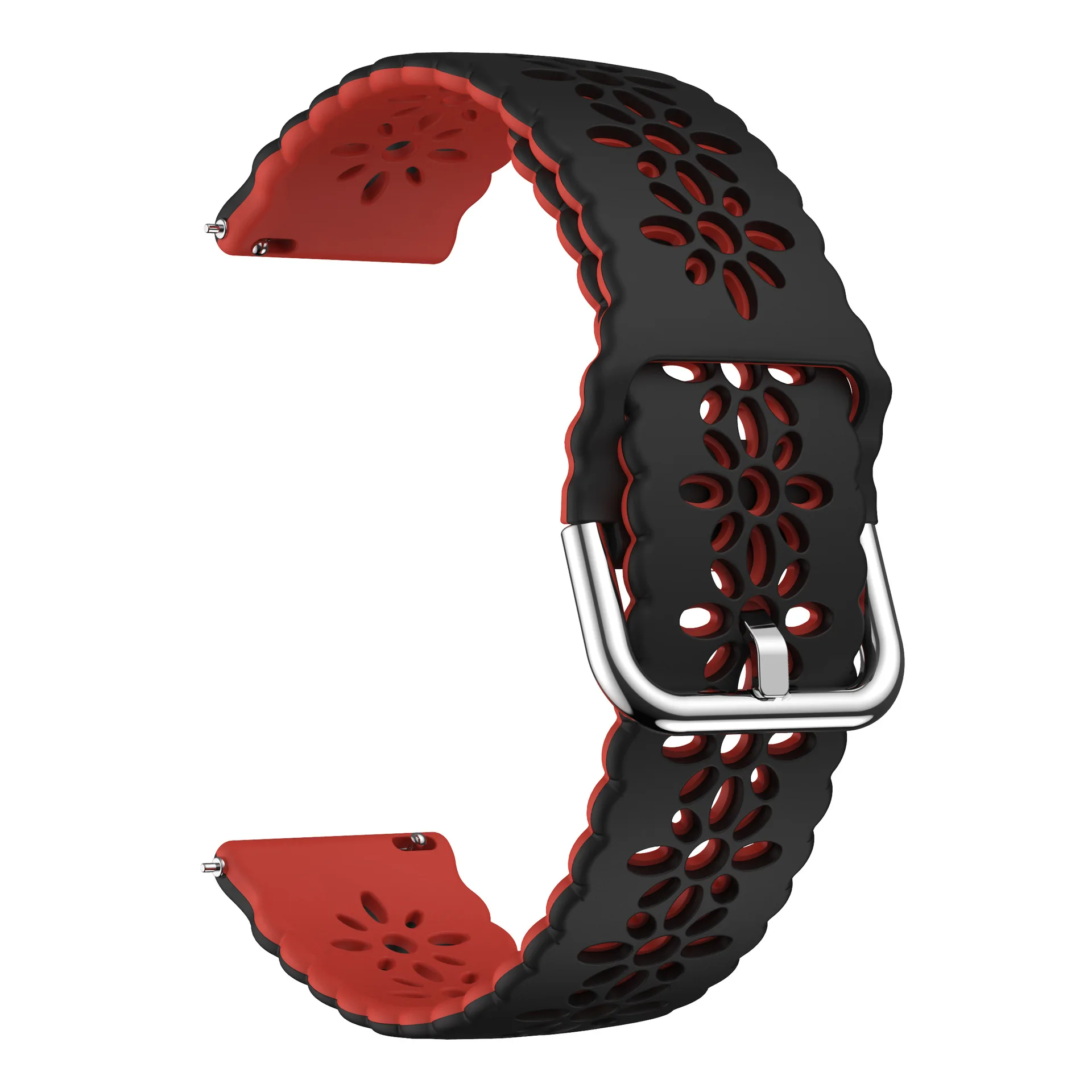 Durable Silicone Watch Band - 20mm/22mm, Multiple Colors