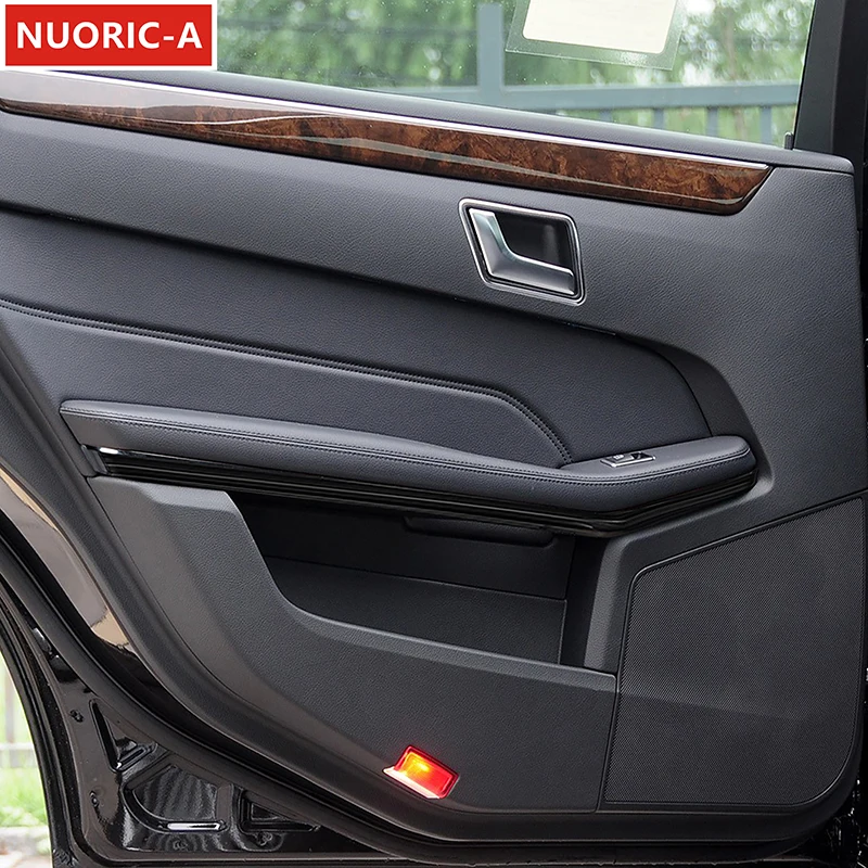 

Декоративные полосы из нержавеющей стали для дверного подлокотника Mercedes Benz E Class W212 2010-2015, Стайлинг автомобиля, аксессуары для интерьера