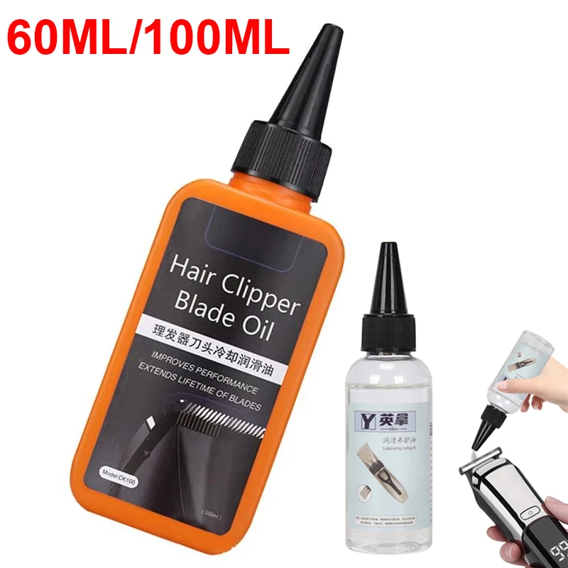 Huile de lame de tondeuse à cheveux 60/100ml, huile d'entretien pour rasoir électrique, lubrifiant pour prévenir la rouille, couture, huile de tondeuse pour Salon de coiffure 1 Huile de lame de tondeuse à cheveux 60/100ml, huile d'entretien pour rasoir électrique, lubrifiant pour prévenir la rouille, couture, huile de tondeuse pour Salon de coiffure 1