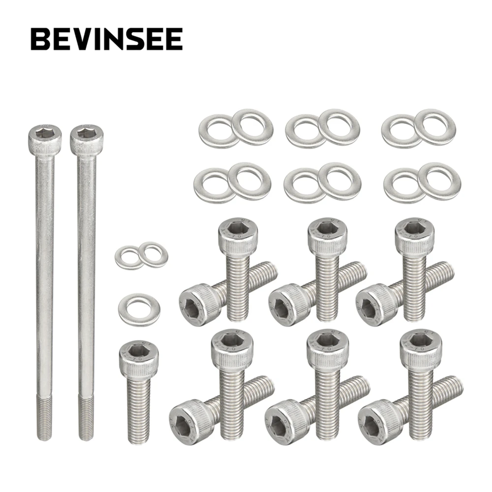 Schraubensatz für Ölwanne aus rostfreiem Stahl GM LS, für LSX LS2 LS3 LS6 LS7 4.8 5.3 6.0 6.2L, für LM7 LR4 LQ4 LS6 L59 LQ9 LM4 L33 LS2 LH6 L92 L76 LY2 LY5 LY6 LC9 LFA LH8 LMG LS3 L98 L9H L20 L94 LZ1 L99 L96 LC8 L77 – Detail 1