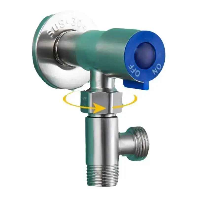 304 Stainless Steel Toilets Diverter Valve T Adapter G1/2 T-Valve 3 Ways Water Pipe Bath Bidet Sprayer Shower Fittings