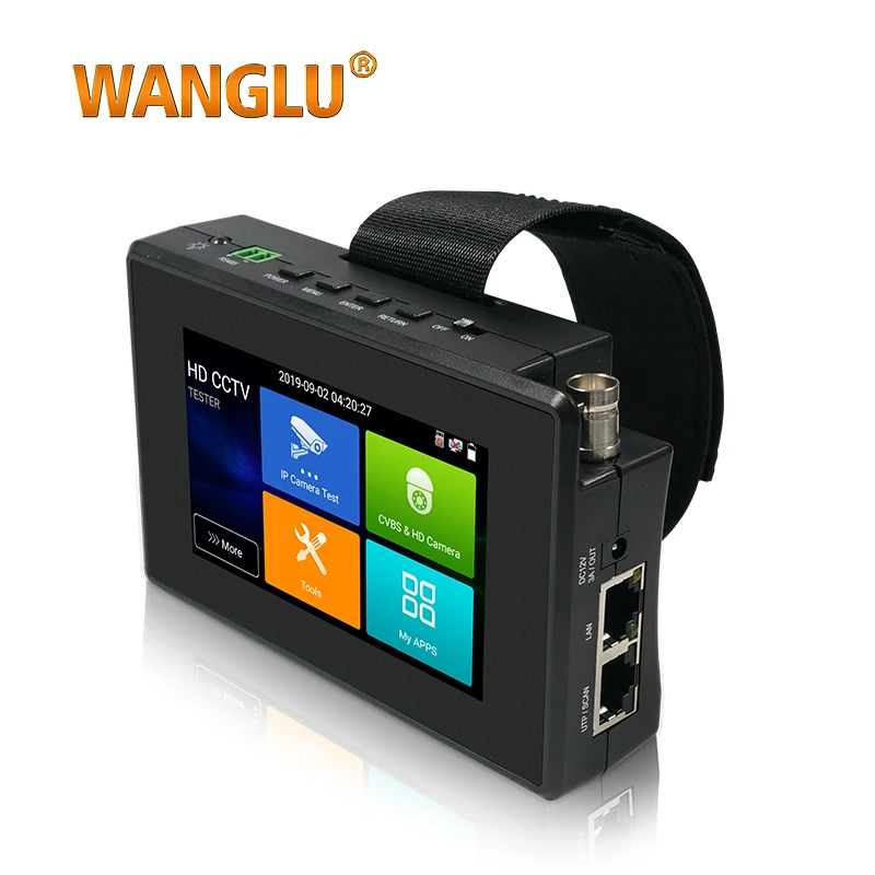 

WANGLU новый 4-дюймовый стандартный коаксиальный HD 4,0 CCTV тестовый монитор с 4K H.265 IP CVI TVI AHD CVBS все в одном тестирование камеры