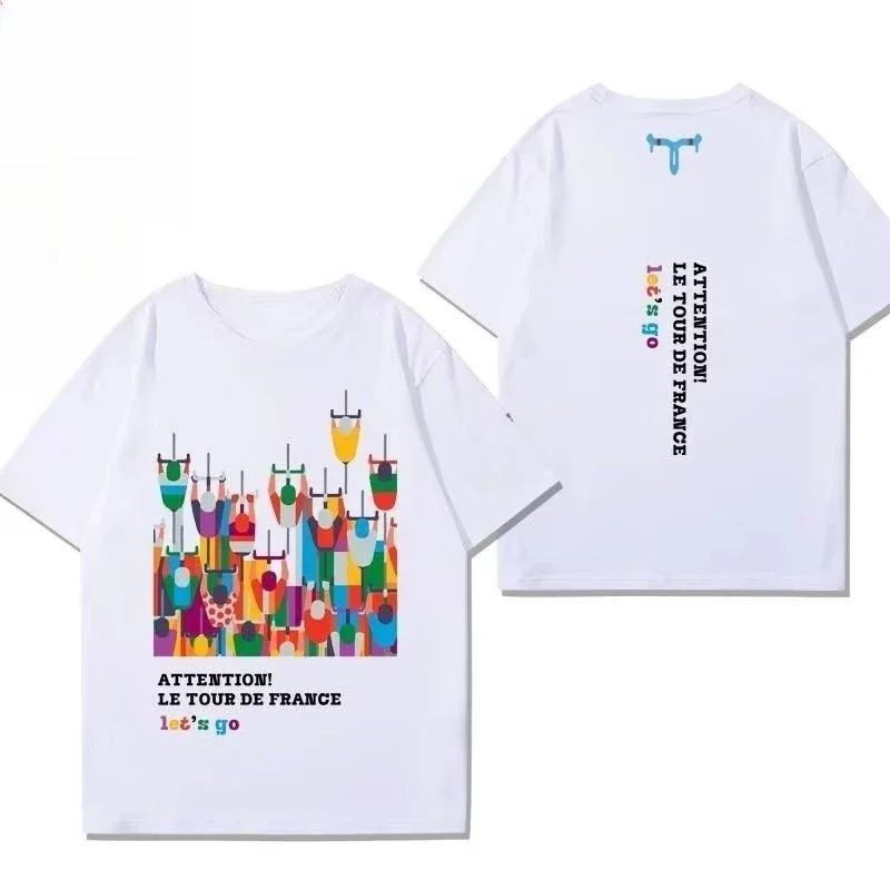 Summer Oversize Cotton Cycling Jerseys for Men and Women