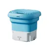 Portable Mini Washing Machine Foldable Underwear Socks Baby Clothes Washer with Dryer Bucket Travel Appliance Cleaning Tool 6