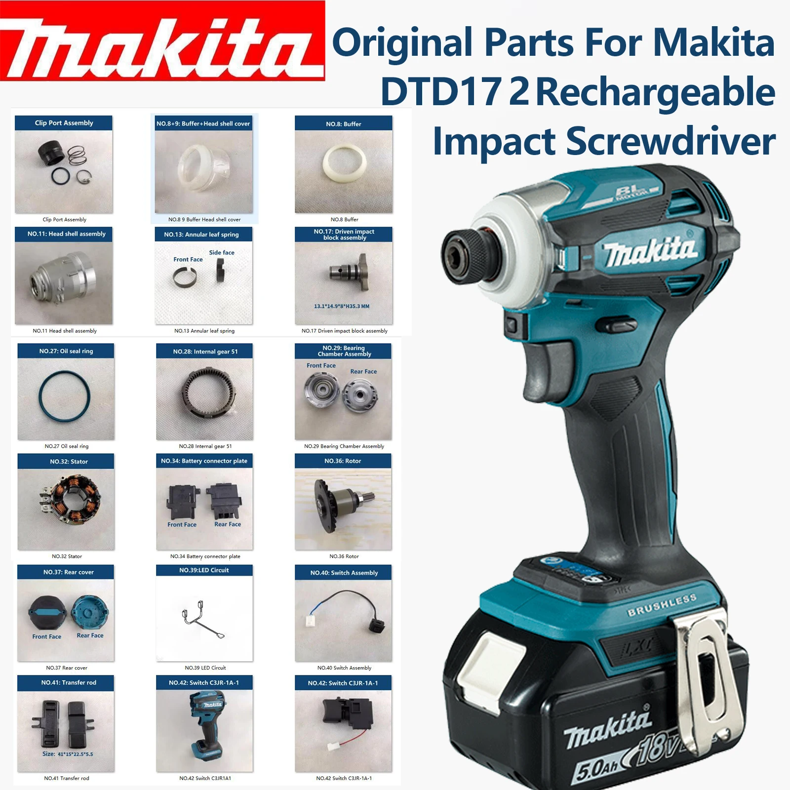Makita - FDM　マキタTD172 6台セット Amazon.co.jp: Makita TD172DGXAR Impact Driver TD172 (18 V