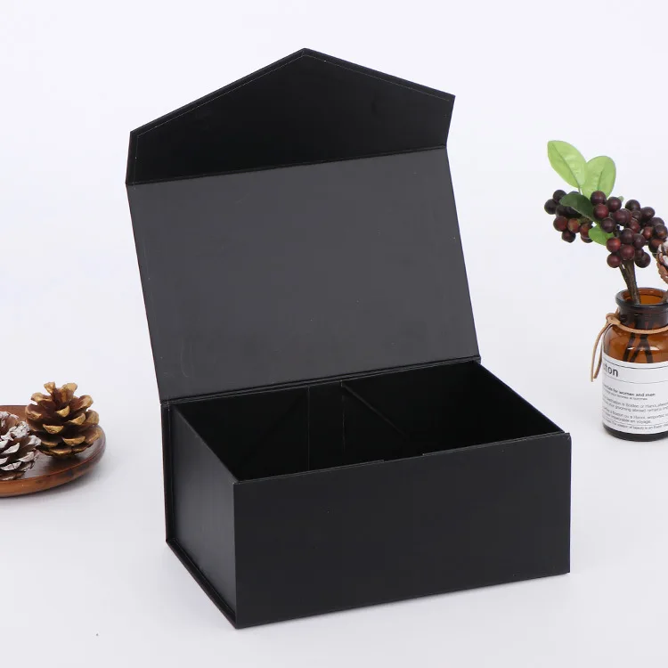 2Pcs Cuboid Clamshell Magnetic Lid Gift Boxes, Foldable Rigid Cardboard Packaging with ... - SKU CMLB1532 - UGI Packaging
