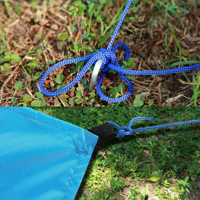 Napellenző Szuper Könnyű Nedvességálló Többfunkciós Gyakorlati Lombkorona Tarp Kültéri Napfényes Kempinghez - Image 3