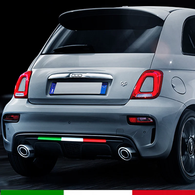 Profilé Adhésif Pare-chocs Fiat 500 Abarth – Décoratif Rouge, 3x300 Cm, Flexible, Coupable, Promotion D'adhérence Inclus