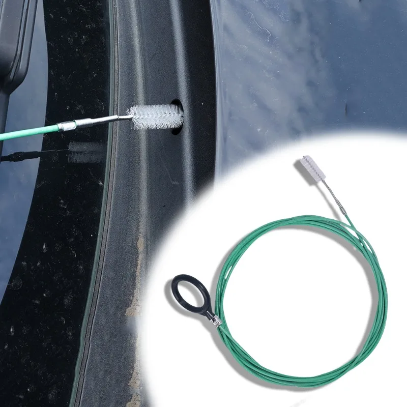 

Car Drain Cleaner Flexible Scupper Brushes Tools Car Wiper Wheel Sunroof Trunk Fuel Tank Drain Dredge Cleaning Tools