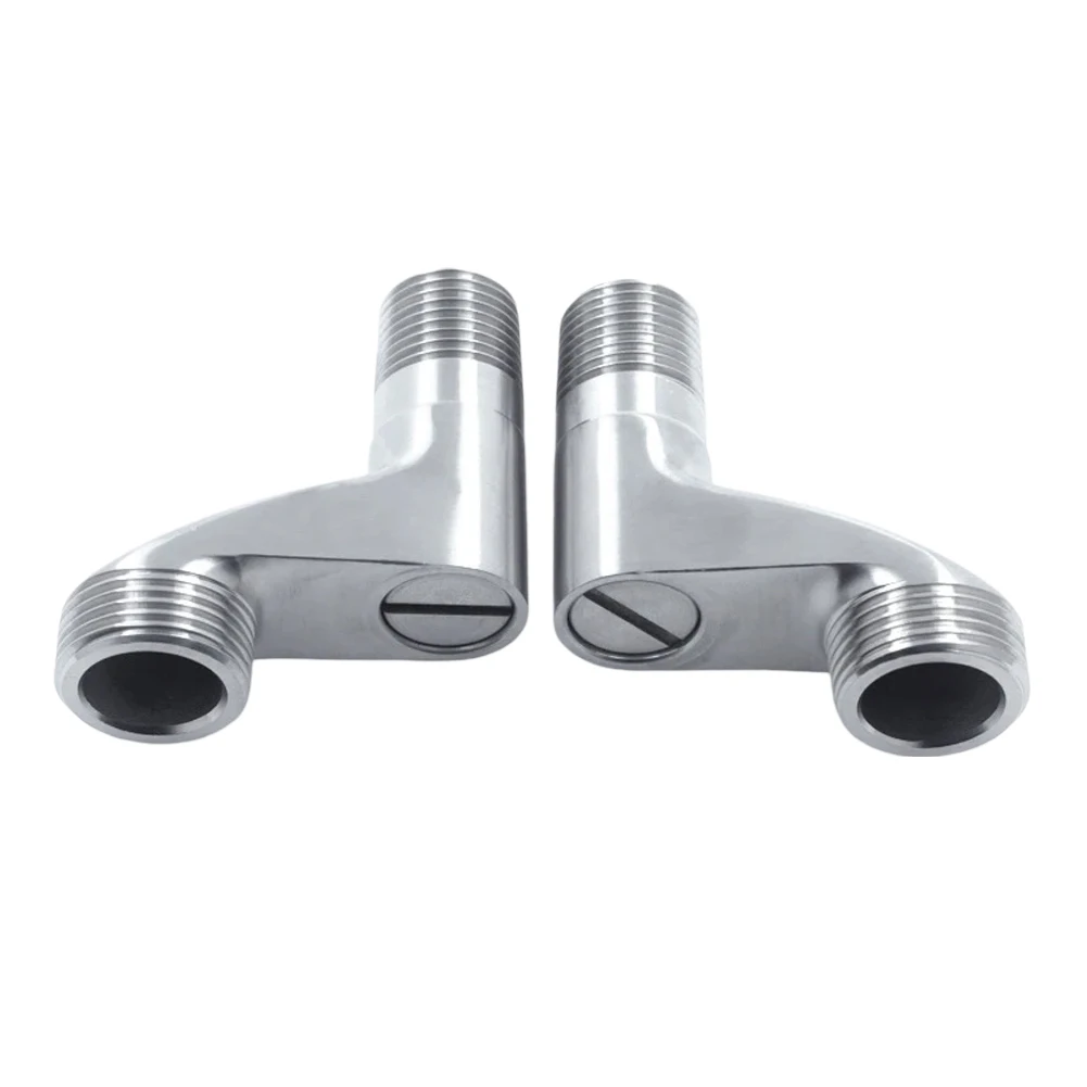 Description Picture 3 of itemBathroom Adjustable Angle Valve 304 Stainless Steel G12 Thread Size Replacement Shower Faucet Adapter Part Home Supplies