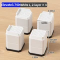 White square XL 4PCS