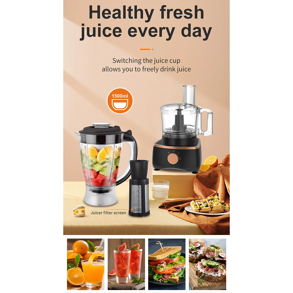 7in1 Mixer Blender Juicer Chopper Food Processor - China Juicer