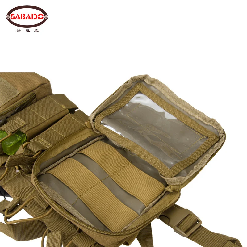 CS Match Wargame TCM Chest Rig Airsoft Taktische Weste Pack Magazin Tasche Holster Molle System Taille Männer Nylon – Detail 20